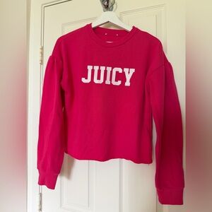Juicy Couture Vibrant Pink Sweatshirt